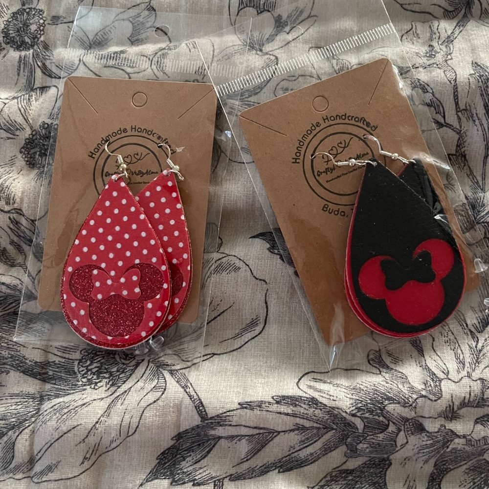 2 pair of brand new Disney earrings
